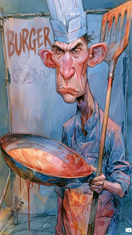 90s Grunge Caricature Comic Art
