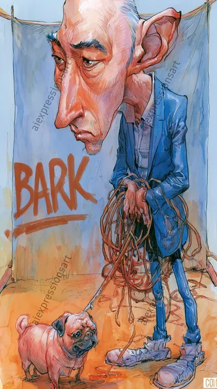 90s Grunge Caricature Comic Art