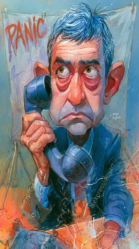 90s Grunge Caricature Comic Art