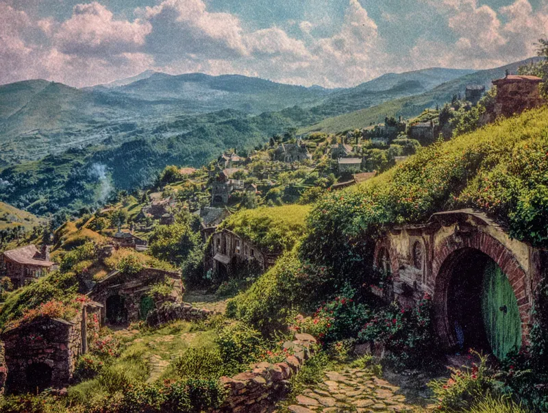 Fantasy Vintage Postcard Generator