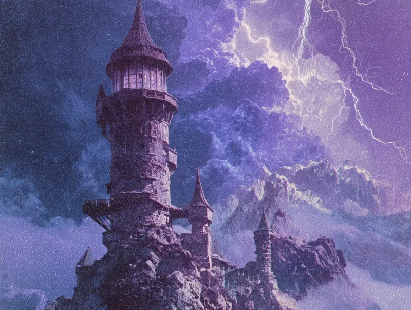 Fantasy Vintage Postcard Generator