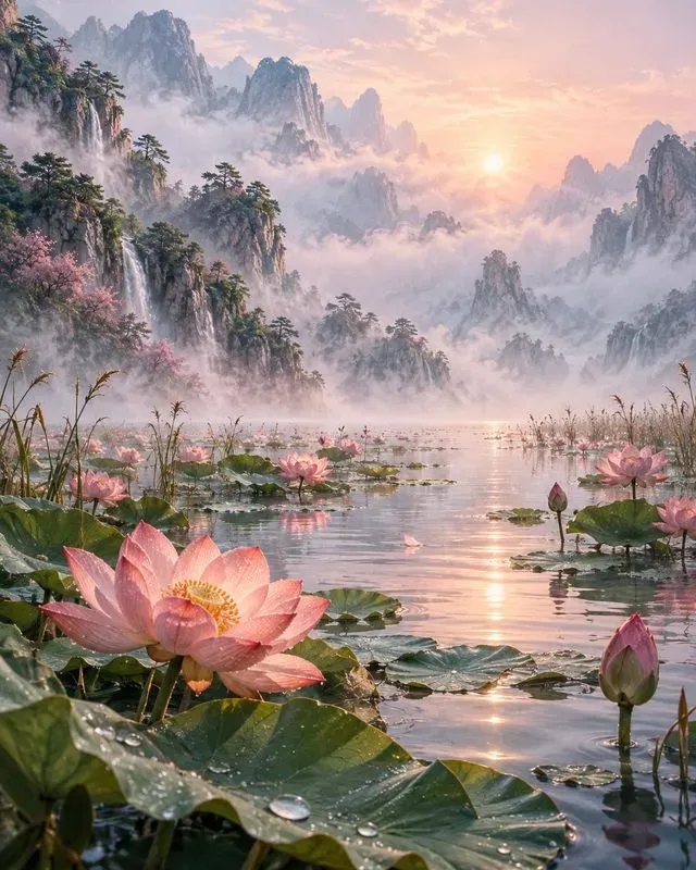 Dreamy Nature Scene Visuals