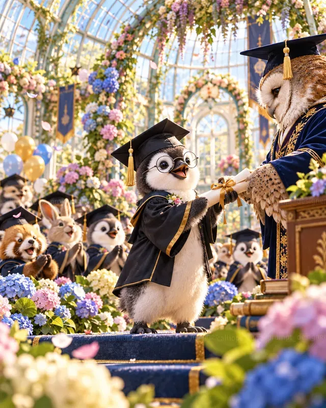 Hyperrealistic Baby Animal Graduations