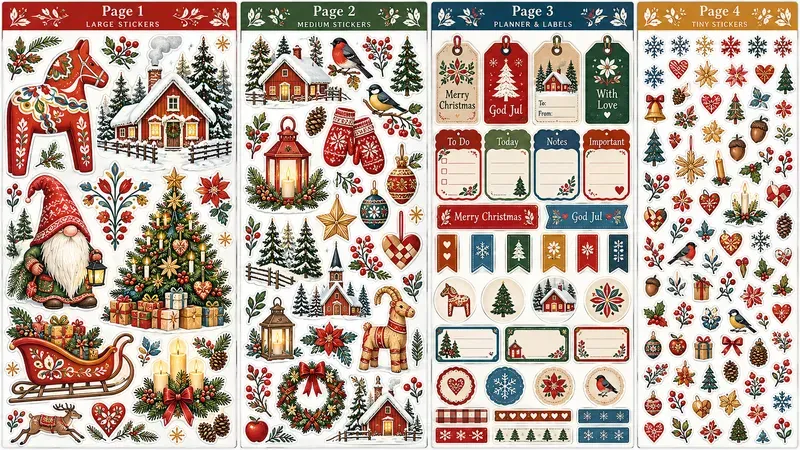 Christmas Sticker Collections