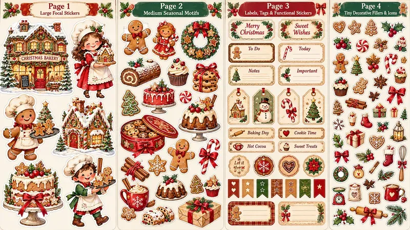Christmas Sticker Collections