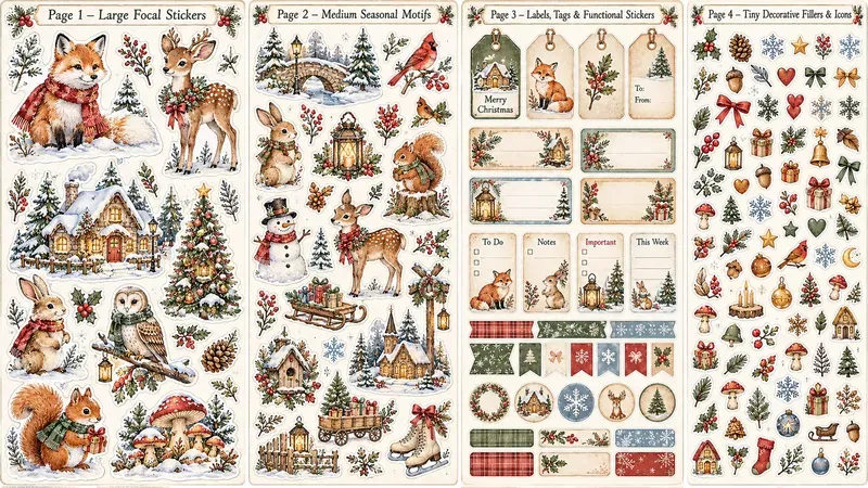Christmas Sticker Collections