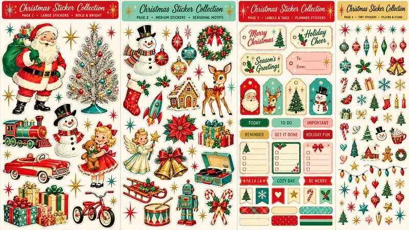 Christmas Sticker Collections