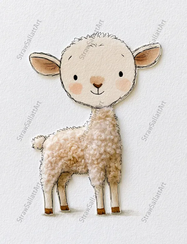 Whimsical Realistic Fur Animal Cliparts