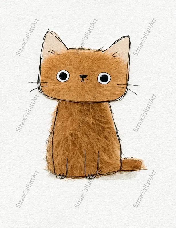 Whimsical Realistic Fur Animal Cliparts