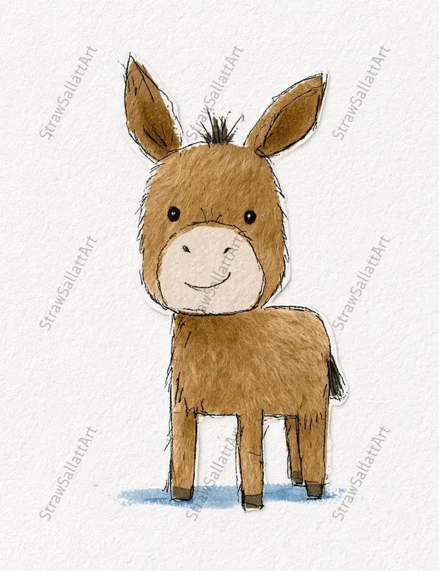 Whimsical Realistic Fur Animal Cliparts