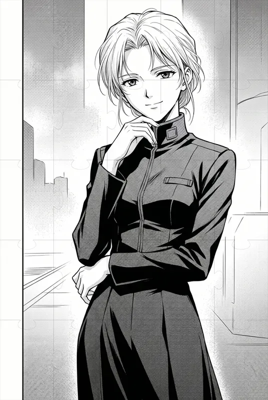 Neon Genesis Evangelion Style Manga Art