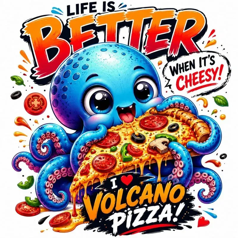 Cute Mascot Food Tshirt Designs