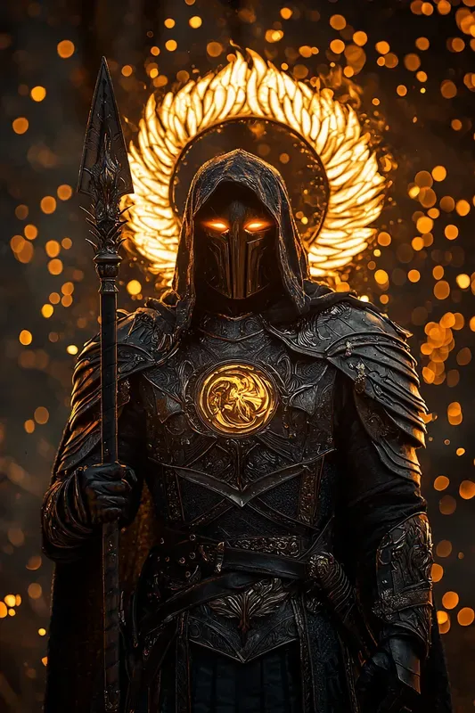 Epic Fantasy Phoenix Guardian Portraits
