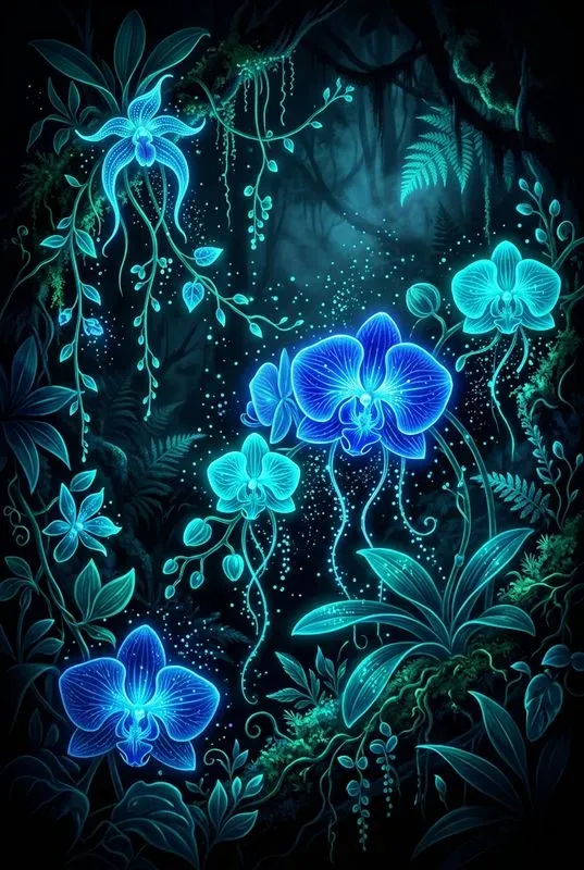 Bioluminescent Dark Botanicals