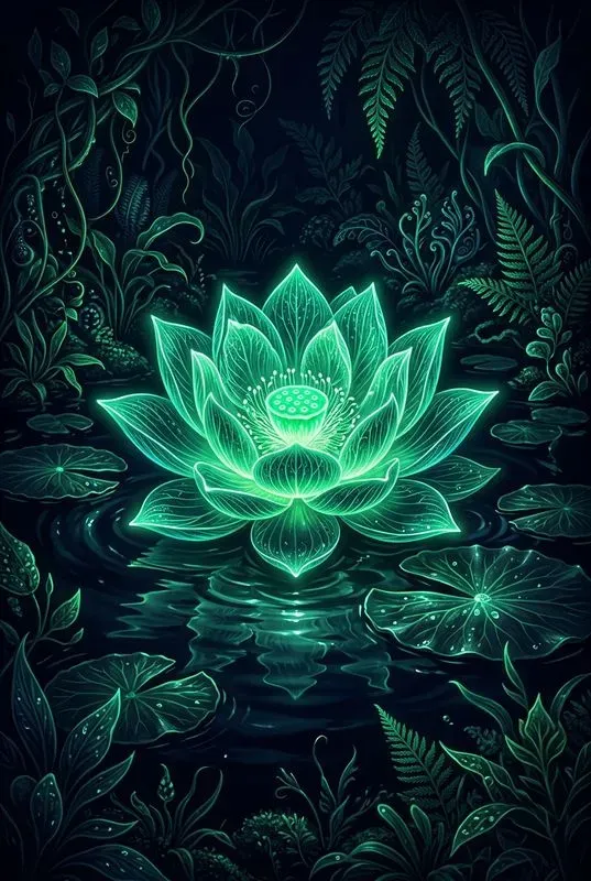 Bioluminescent Dark Botanicals