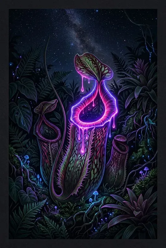 Bioluminescent Dark Botanicals