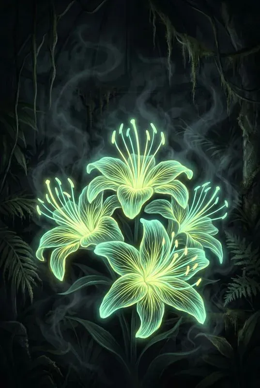 Bioluminescent Dark Botanicals