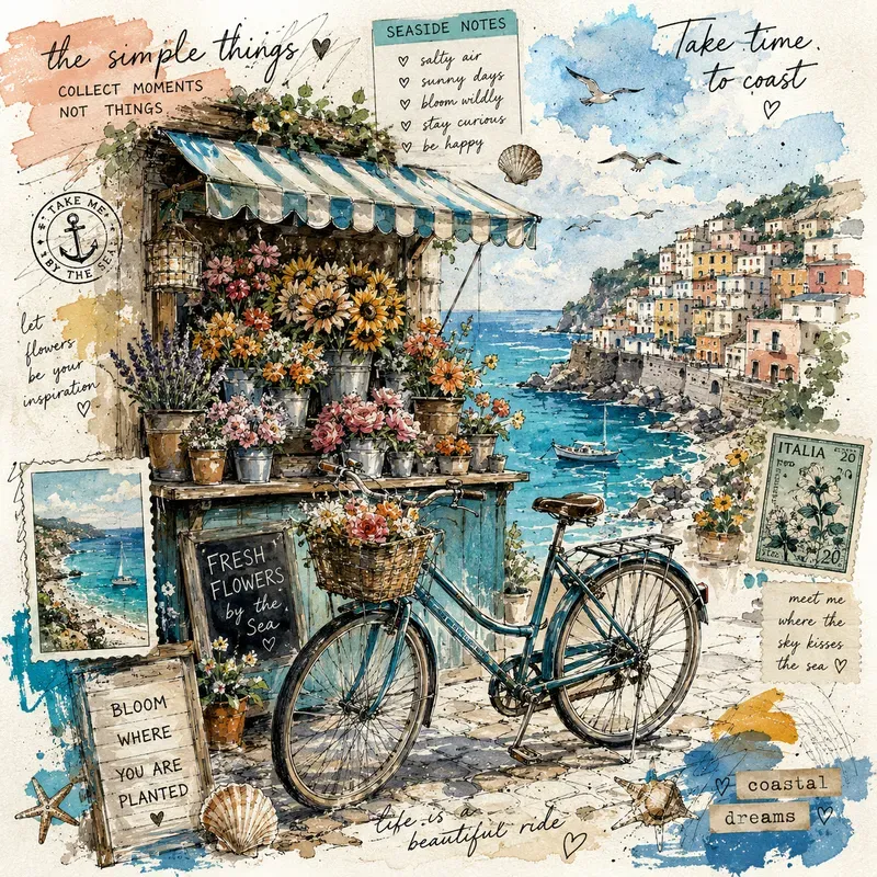 Whimsical Handdrawn Story Art