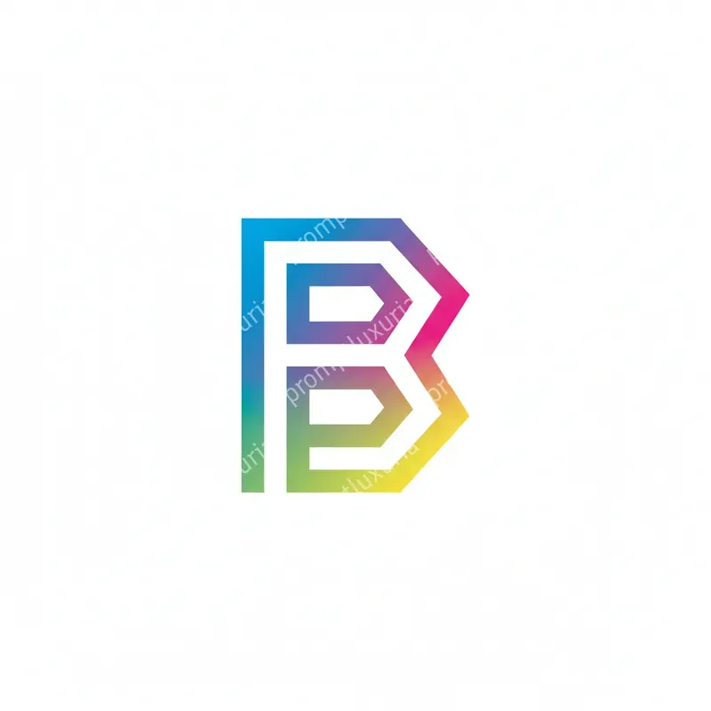 Ultramodern Gradient Monogram Generator
