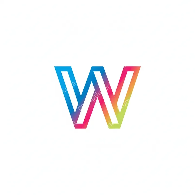 Ultramodern Gradient Monogram Generator