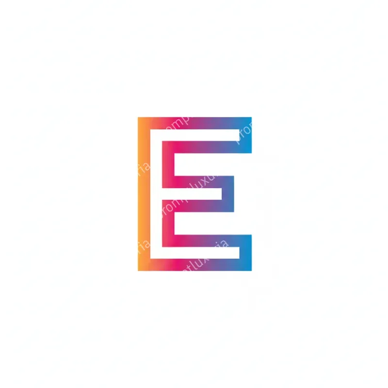 Ultramodern Gradient Monogram Generator