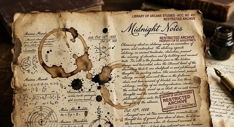 Ink Blots Coffee Stains