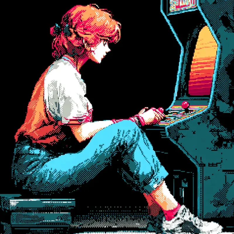 Retro Pixel Art Character Icons