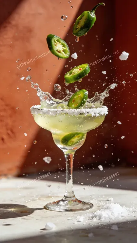 Cinematic Floating Cocktail Photography