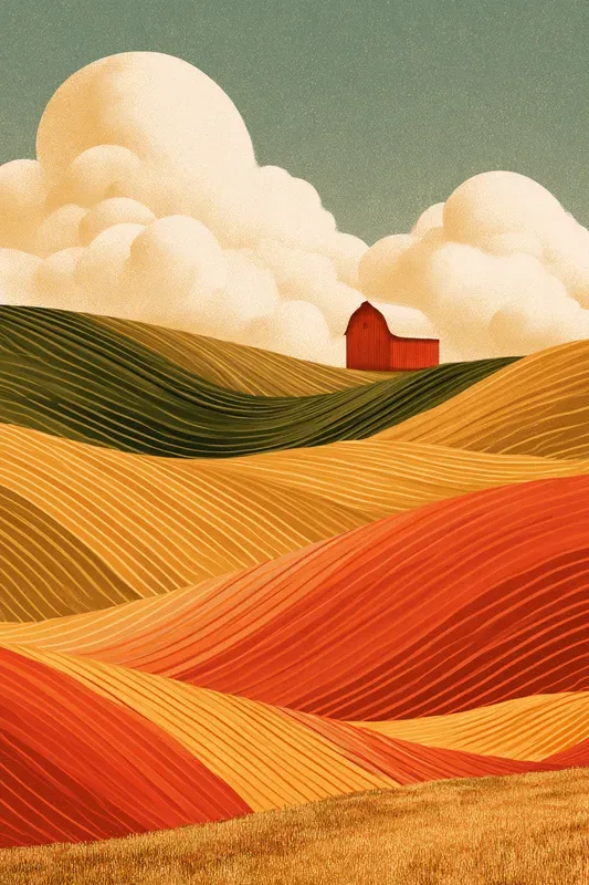 Retro Wavy Landscape Generator