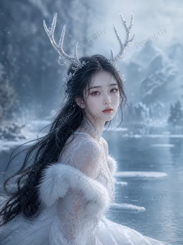 Ethereal Winter Fantasy Portraits