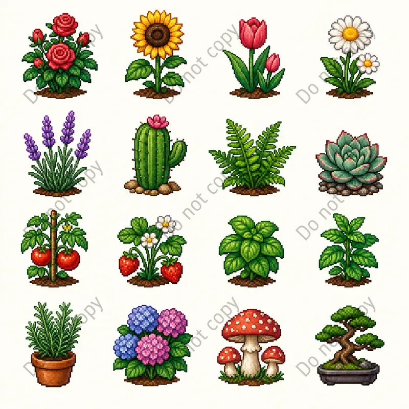 Pixel Art Sprite Sets Any Theme