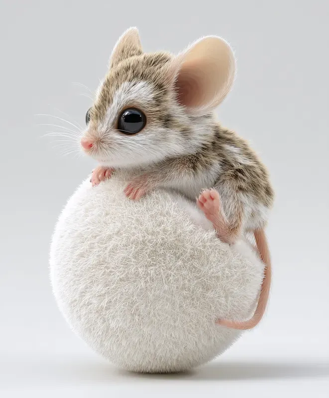 Adorable Animals On Ball 3D Design