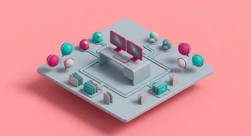Isometric Saas Tech Microworlds