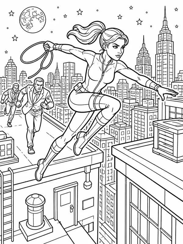 Secret Agent Missions Coloring Pages