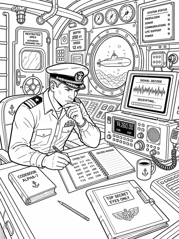 Secret Agent Missions Coloring Pages