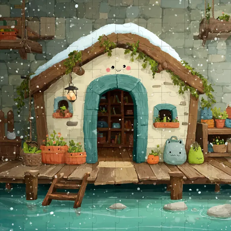 Painted Kawaii Storybook Nursery Art
