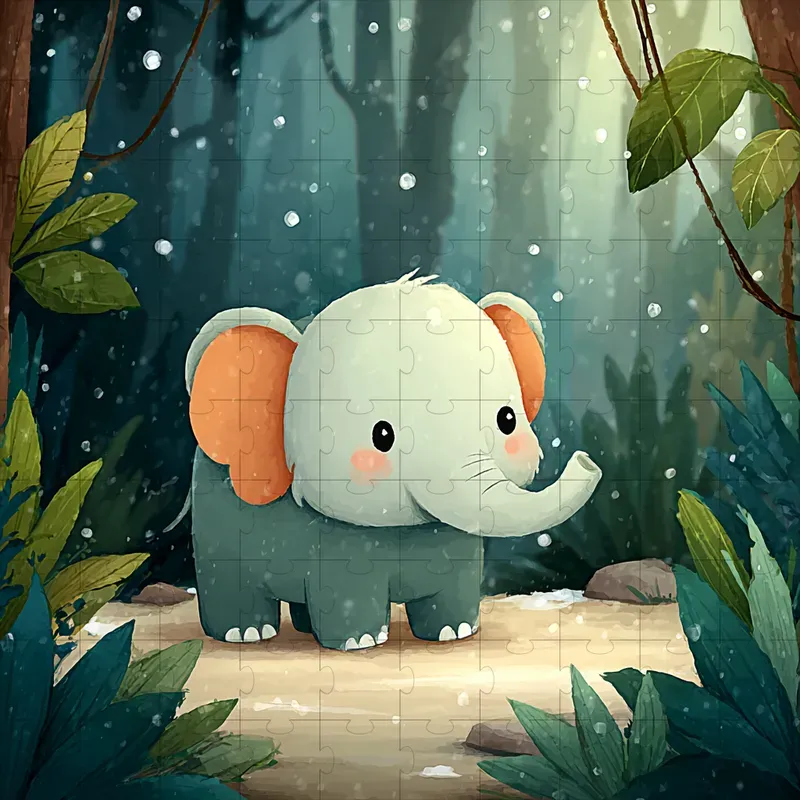 Painted Kawaii Storybook Nursery Art