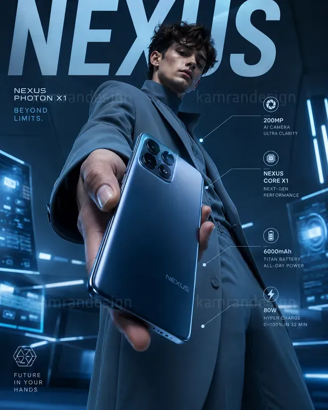 Premium Smartphone Ad Posters
