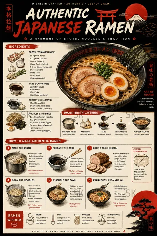 Food Recipe Infographic Posters