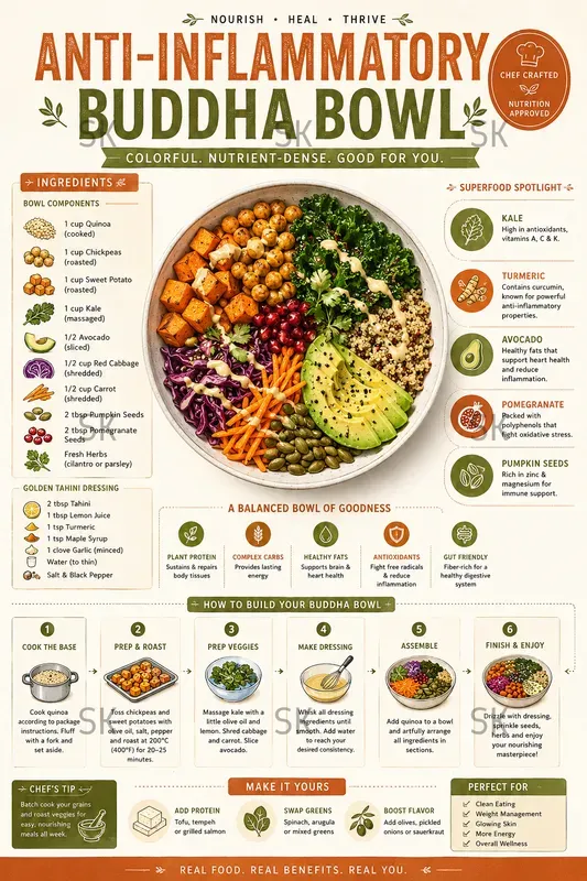 Food Recipe Infographic Posters