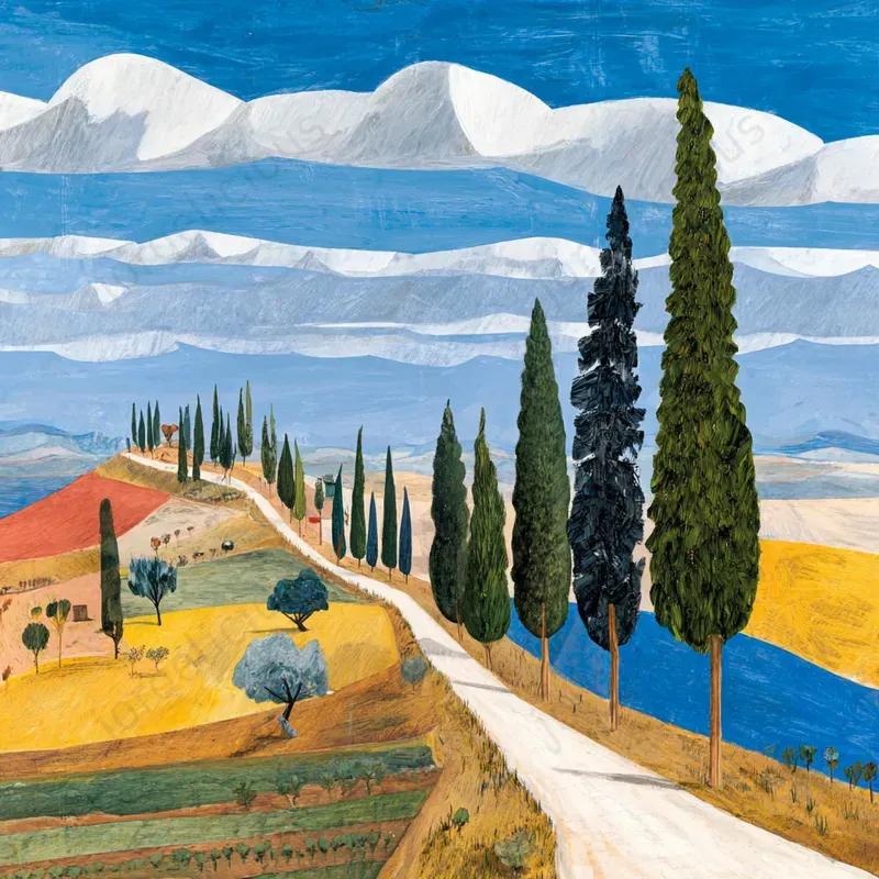 Mediterranean Landscape Paintings