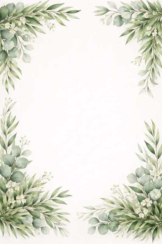 Blank Wedding Stationery Templates