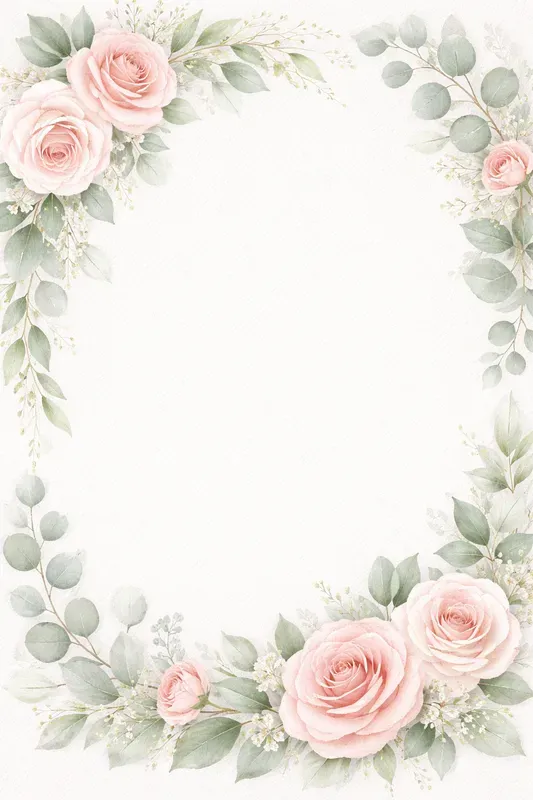 Blank Wedding Stationery Templates