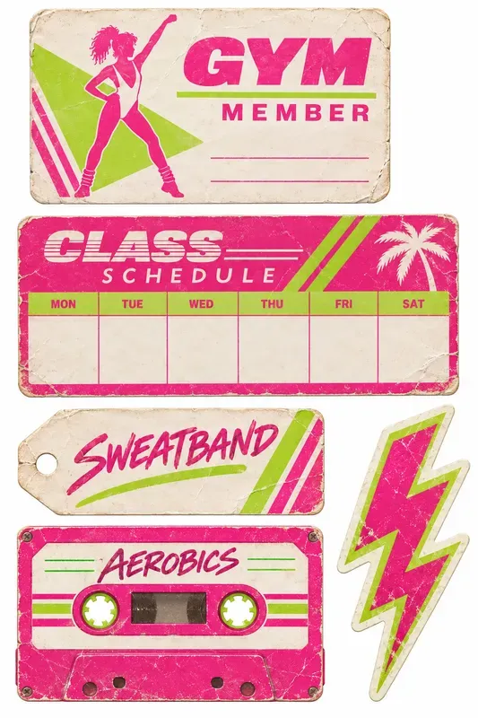 80s Junk Journal Ephemera Sheets