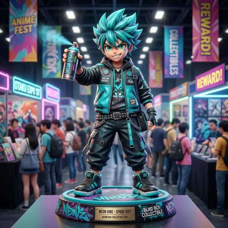 3D Anime Blind Box Collectibles