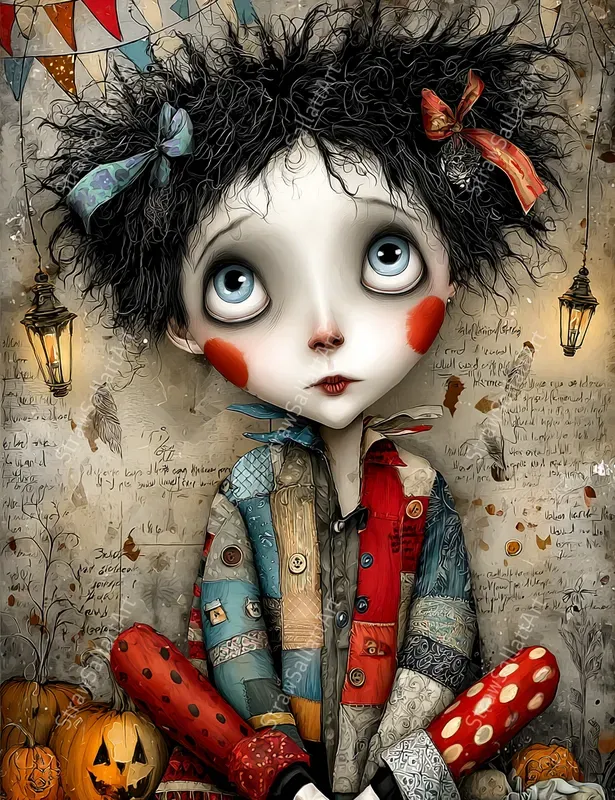Spooky Halloween Character Junk Journals