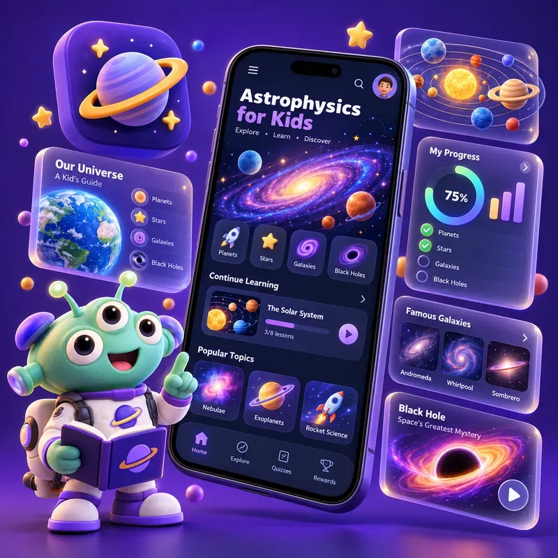 3D App UI Mockup Art