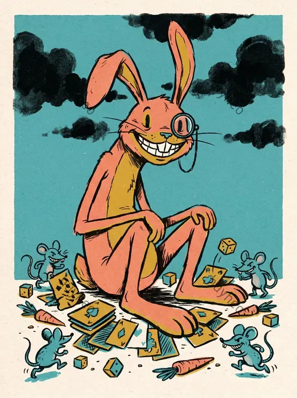 Eerie Risograph Folklore Art