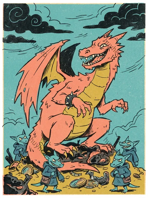 Eerie Risograph Folklore Art