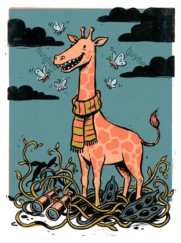 Eerie Risograph Folklore Art